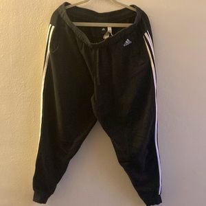 Adidas black joggers